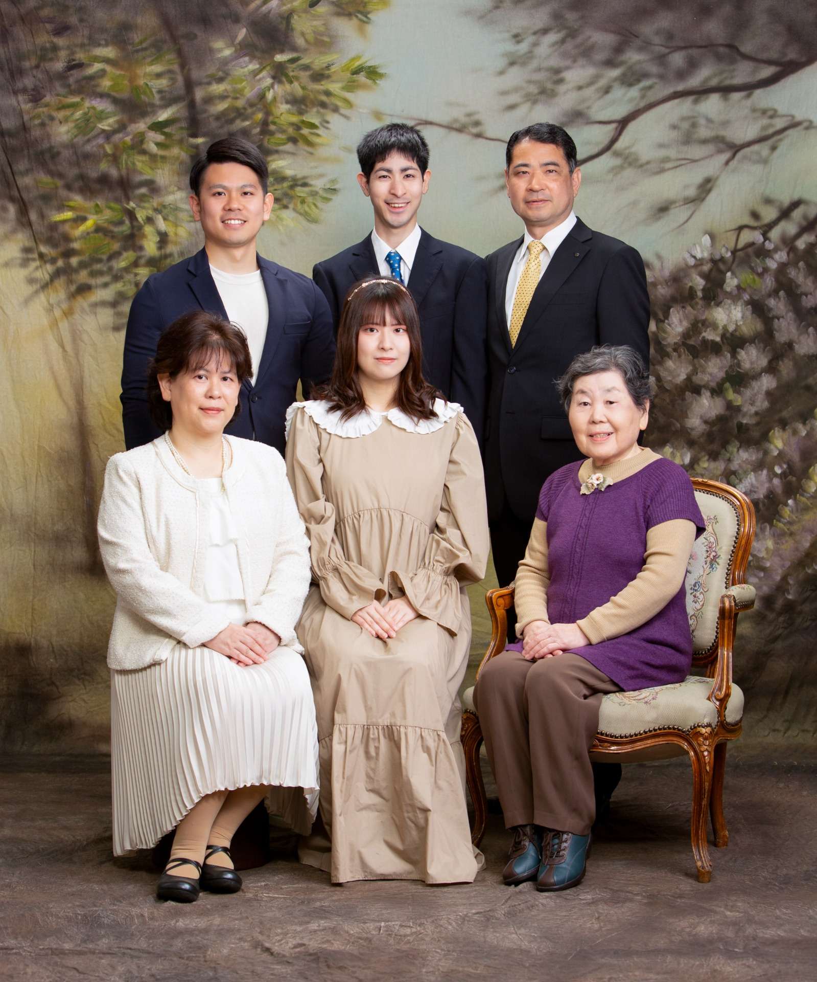 毎年家族写真を撮っていただいております