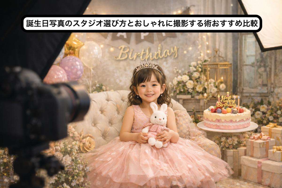 誕生日写真のスタジオ選び方とおしゃれに撮影する術おすすめ比較